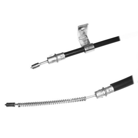 Raybestos OE Replacement; 66.63 Inch Cable Length/ 58.562 Inch Housing Length; Barrel End Type BC93888